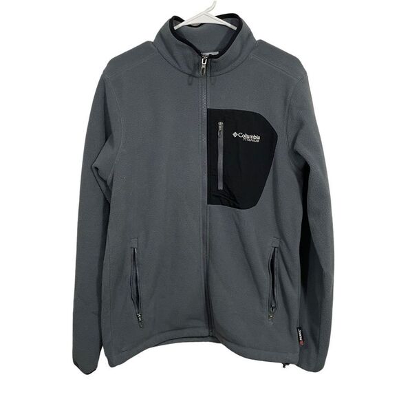 Columbia Titanium Grey Fleece Cold Weather Jacket - Picture 1 of 5